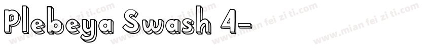 Plebeya Swash 4字体转换